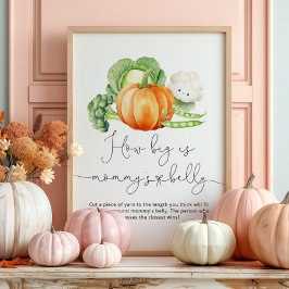 Fall pumpa hur stort är mamma belly-spelet? poster