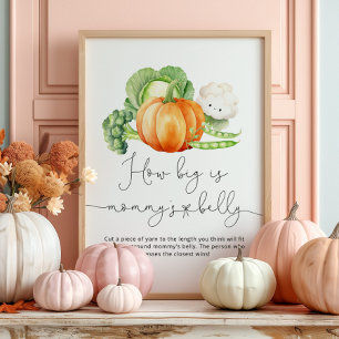 Fall pumpa hur stort är mamma belly-spelet? poster