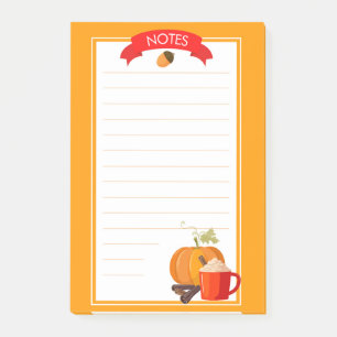 Fall Pumpa Krydd Post-It-lappar Post-it Block