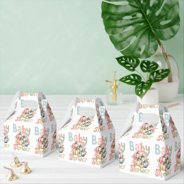 Fall Pumpkin Baby Shower Presentaskar (Multipel)