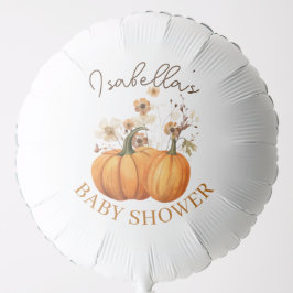 Fall Pumpkin Blommigt Baby Shower
