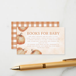 Fall Pumpkin Bokar för Baby Tilläggskort