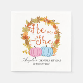 Fall Pumpkin Cocktail Pappra Napkins Pappersservett