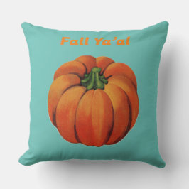 Fall Pumpkin Dekorativ kudde, Fall Pumpkin Pillow, Kudde