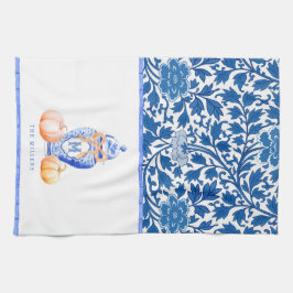 Fall Pumpkin | Ginger Burk Monogram Kökshandduk