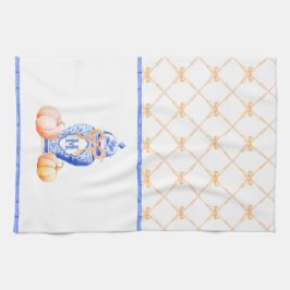 Fall Pumpkin | Ginger Burk Monogram Kökshandduk