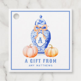 Fall Pumpkin | Ginger Burk Personlig Gåvor Etiketter
