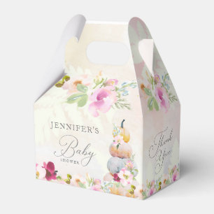 Fall Pumpkin Girl Baby Shower-favoritruta Presentaskar