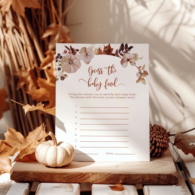 Fall pumpkin gissa baby matvilt (Skapare uppladdad)