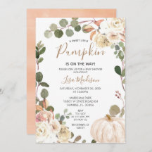 Fall Pumpkin Greenery är på vägen till babyskusen 