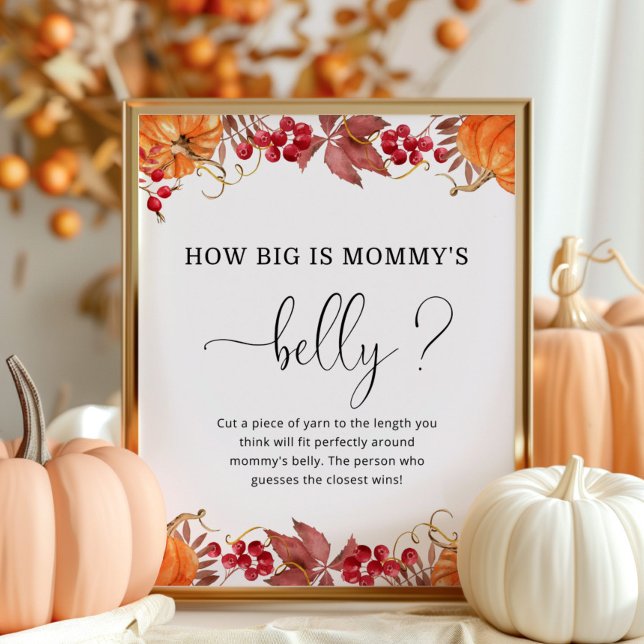 Fall pumpkin hur stort är mamma Blocky-spelet post Poster (Skapare uppladdad)