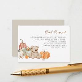 Fall Pumpkin i Leksak Bokar för Baby djurutrymmesk Tilläggskort