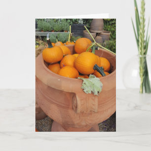 Fall Pumpkin Kort
