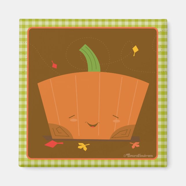 Fall Pumpkin Magnet (Framsidan)