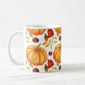 Fall Pumpkin - Mönster på hösten Kaffemugg