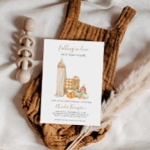 Fall Pumpkin Neutralt Nursery Baby Shower