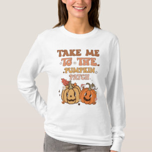 Fall Pumpkin patch älskare fall roligt T Shirt