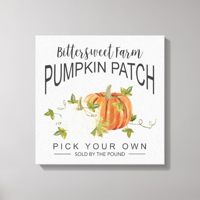 FALL PUMPKIN PATCH CANVASTRYCK (Framsida)