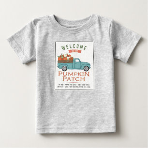 Fall Pumpkin Patch Lastbil T Shirt