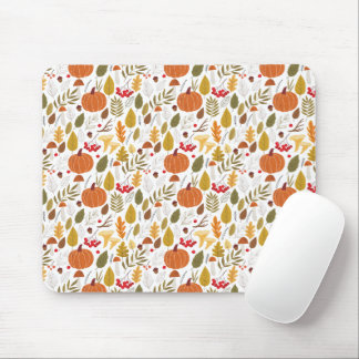Fall Pumpkin Pattern Mouse Pad Musmatta
