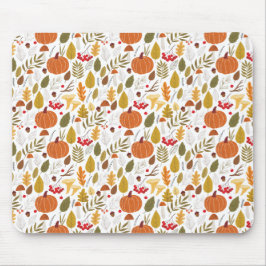 Fall Pumpkin Pattern Mouse Pad Musmatta