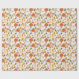 Fall Pumpkin Pattern Presentpapper