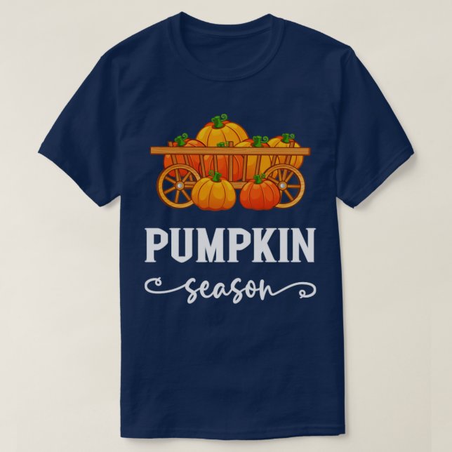 Fall Pumpkin Season T Shirt (Design framsida)