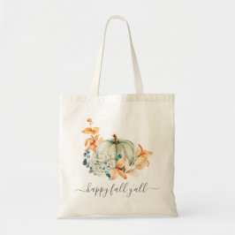 Fall Pumpkin Shopping Tote Bag Tygkasse