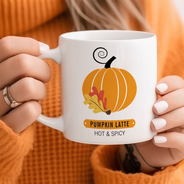Fall Pumpkin Spice Latte Älskare Mugg (Skapare uppladdad)
