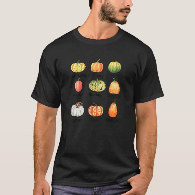Fall Pumpkin Spice Scope of Practice Tal Pathol T Shirt (Framsida)