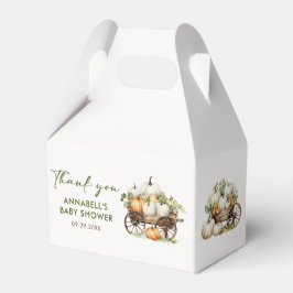 Fall Pumpkin Sunsun Baby Shower Tack Presentaskar