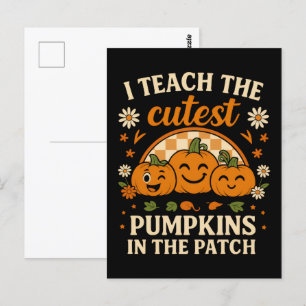 Fall Pumpkin T-Shirt, höstfälla, 2025 Vykort