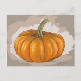 Fall Pumpkin-vykort - Original Art Vykort