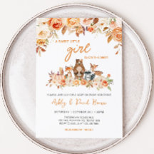 Fall Pumpkin Woodland Baby Shower