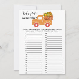 Fall pumpkindusch gissa vem som spelar