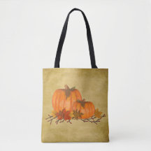 Fall Pumpkins All over Print Toit Bag