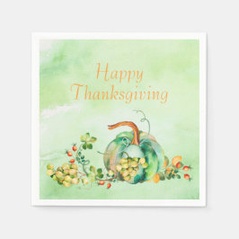 Fall Pumpkins and Berries Pappersservett