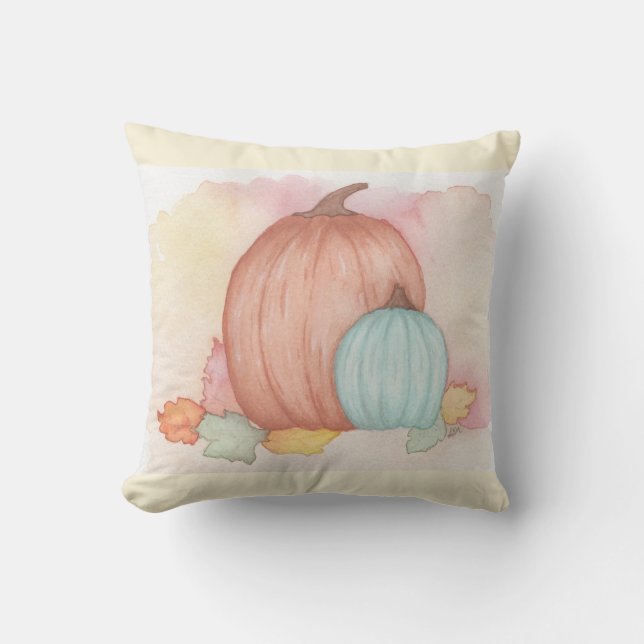 Fall Pumpkins and Löv Kudde (Framsida)