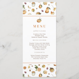 Fall Pumpkins Friendsgiving Thanksgiving Meny