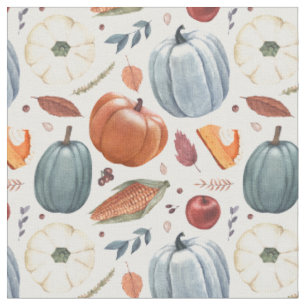 Fall Pumpkins & Höst löv Mönster Tyg