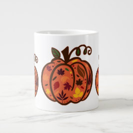 Fall Pumpkins Jumbo Mugg