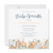 Fall Pumpkins Par Baby Shower Sprinkle