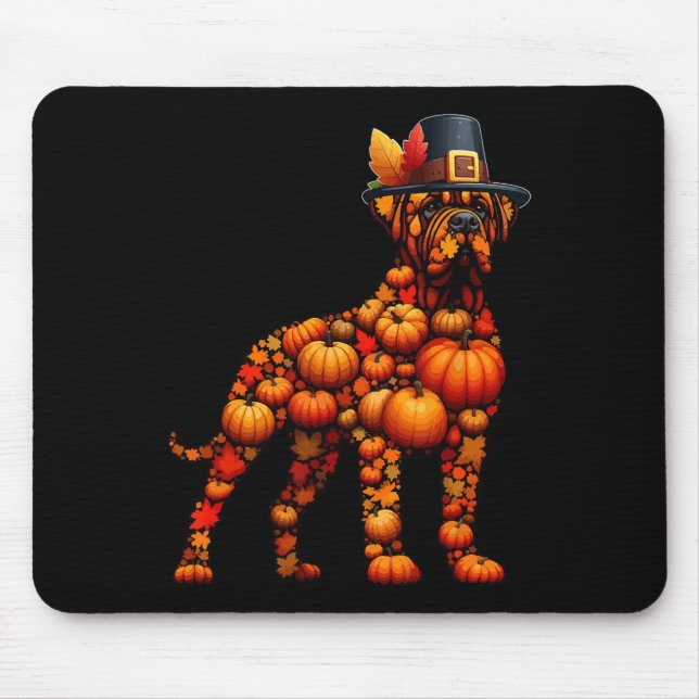 Fall Pumpkins Pug Shape Käpp Corso Cute Shape than Musmatta (Framsidan)