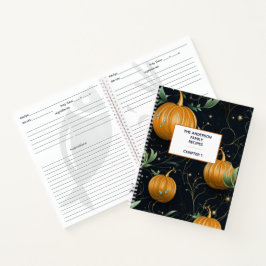 Fall Pumpkins Sparkles Design Family Recipe Bok