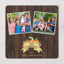 Fall Pumpkins Wooden Photo Happy thanksgiving