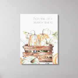 Fall Pumpor med bibelverse Canvastryck