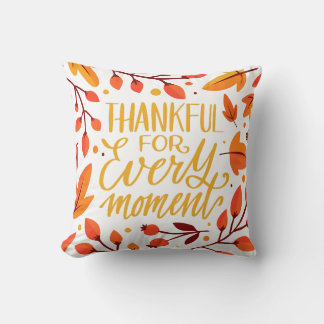Fall Quote-Thanksgiving Kudde