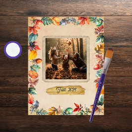 Fall Ram-skräpbok Papper