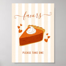 Fall Rand Little Cutie Paj Favor Tabletop-tecken