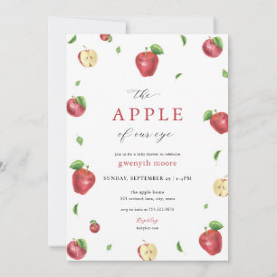 Fall Red Apple från vår inbjudan till Öga-babyskor